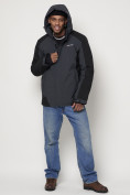 Купить Горнолыжная куртка мужская темно-серого цвета 88812TC, фото 9