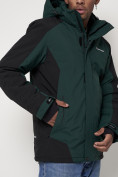 Купить Горнолыжная куртка мужская темно-зеленого цвета 88812TZ, фото 13