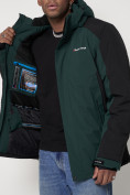 Купить Горнолыжная куртка мужская темно-зеленого цвета 88812TZ, фото 14