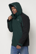 Купить Горнолыжная куртка мужская темно-зеленого цвета 88812TZ, фото 17