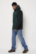 Купить Горнолыжная куртка мужская темно-зеленого цвета 88812TZ, фото 2