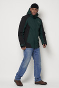 Купить Горнолыжная куртка мужская темно-зеленого цвета 88812TZ, фото 3