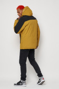 Купить Горнолыжная куртка мужская горчичного цвета 88813G, фото 4