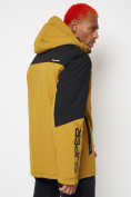 Купить Горнолыжная куртка мужская горчичного цвета 88813G, фото 8