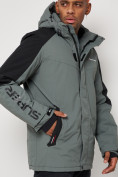Купить Горнолыжная куртка мужская серого цвета 88813Sr, фото 11