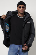 Купить Горнолыжная куртка мужская черного цвета 88814Ch, фото 12
