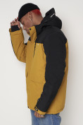 Купить Горнолыжная куртка мужская горчичного цвета 88814G, фото 17