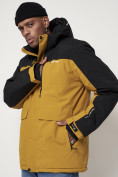Купить Горнолыжная куртка мужская горчичного цвета 88814G, фото 18