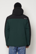 Купить Горнолыжная куртка мужская темно-зеленого цвета 88814TZ, фото 9