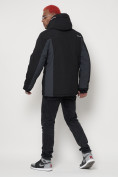 Купить Горнолыжная куртка мужская черного цвета 88815Ch, фото 4