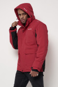 Купить Горнолыжная куртка мужская красного цвета 88815Kr, фото 14