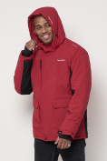 Купить Горнолыжная куртка мужская красного цвета 88815Kr, фото 7