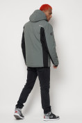 Купить Горнолыжная куртка мужская серого цвета 88815Sr, фото 4
