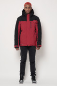Купить Горнолыжная куртка мужская big size красного цвета 88816Kr
