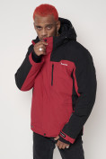 Купить Горнолыжная куртка мужская big size красного цвета 88816Kr, фото 6