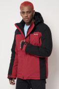 Купить Горнолыжная куртка мужская big size красного цвета 88816Kr, фото 8