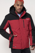 Купить Горнолыжная куртка мужская big size красного цвета 88816Kr, фото 9