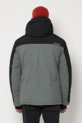 Купить Горнолыжная куртка мужская big size серого цвета 88816Sr, фото 17
