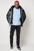Купить Горнолыжная куртка мужская big size серого цвета 88816Sr, фото 18
