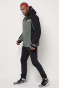Купить Горнолыжная куртка мужская big size серого цвета 88816Sr, фото 2