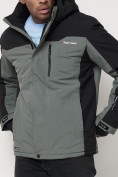Купить Горнолыжная куртка мужская big size серого цвета 88816Sr, фото 7