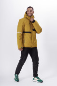 Купить Горнолыжная куртка мужская горчичного цвета 88817G, фото 12