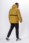 Купить Горнолыжная куртка мужская горчичного цвета 88817G, фото 8