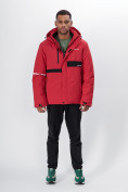Купить Горнолыжная куртка мужская красного цвета 88817Kr