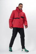 Купить Горнолыжная куртка мужская красного цвета 88817Kr, фото 11