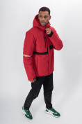 Купить Горнолыжная куртка мужская красного цвета 88817Kr, фото 12