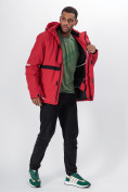 Купить Горнолыжная куртка мужская красного цвета 88817Kr, фото 15
