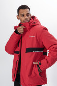 Купить Горнолыжная куртка мужская красного цвета 88817Kr, фото 17