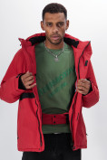 Купить Горнолыжная куртка мужская красного цвета 88817Kr, фото 22