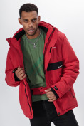 Купить Горнолыжная куртка мужская красного цвета 88817Kr, фото 23