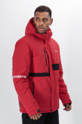 Купить Горнолыжная куртка мужская красного цвета 88817Kr, фото 6
