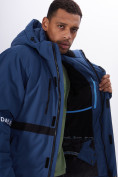 Купить Горнолыжная куртка мужская синего цвета 88817S, фото 14