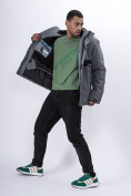 Купить Горнолыжная куртка мужская серого цвета 88817Sr, фото 19