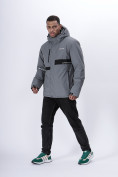 Купить Горнолыжная куртка мужская серого цвета 88817Sr, фото 2