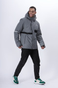 Купить Горнолыжная куртка мужская серого цвета 88817Sr, фото 3