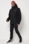 Купить Горнолыжная куртка мужская черного цвета 88818Ch, фото 3