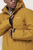 Купить Горнолыжная куртка мужская горчичного цвета 88818G, фото 19