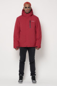 Купить Горнолыжная куртка мужская красного цвета 88818Kr