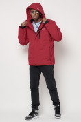 Купить Горнолыжная куртка мужская красного цвета 88818Kr, фото 17