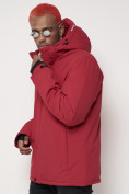 Купить Горнолыжная куртка мужская красного цвета 88818Kr, фото 18