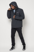 Купить Горнолыжная куртка мужская темно-серого цвета 88818TC, фото 10