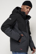 Купить Горнолыжная куртка мужская черного цвета 88819Ch, фото 17
