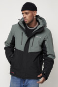 Купить Горнолыжная куртка мужская серого цвета 88819Sr, фото 15