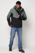 Купить Горнолыжная куртка мужская серого цвета 88819Sr, фото 17
