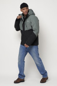 Купить Горнолыжная куртка мужская серого цвета 88819Sr, фото 2