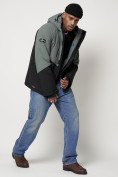 Купить Горнолыжная куртка мужская серого цвета 88819Sr, фото 6